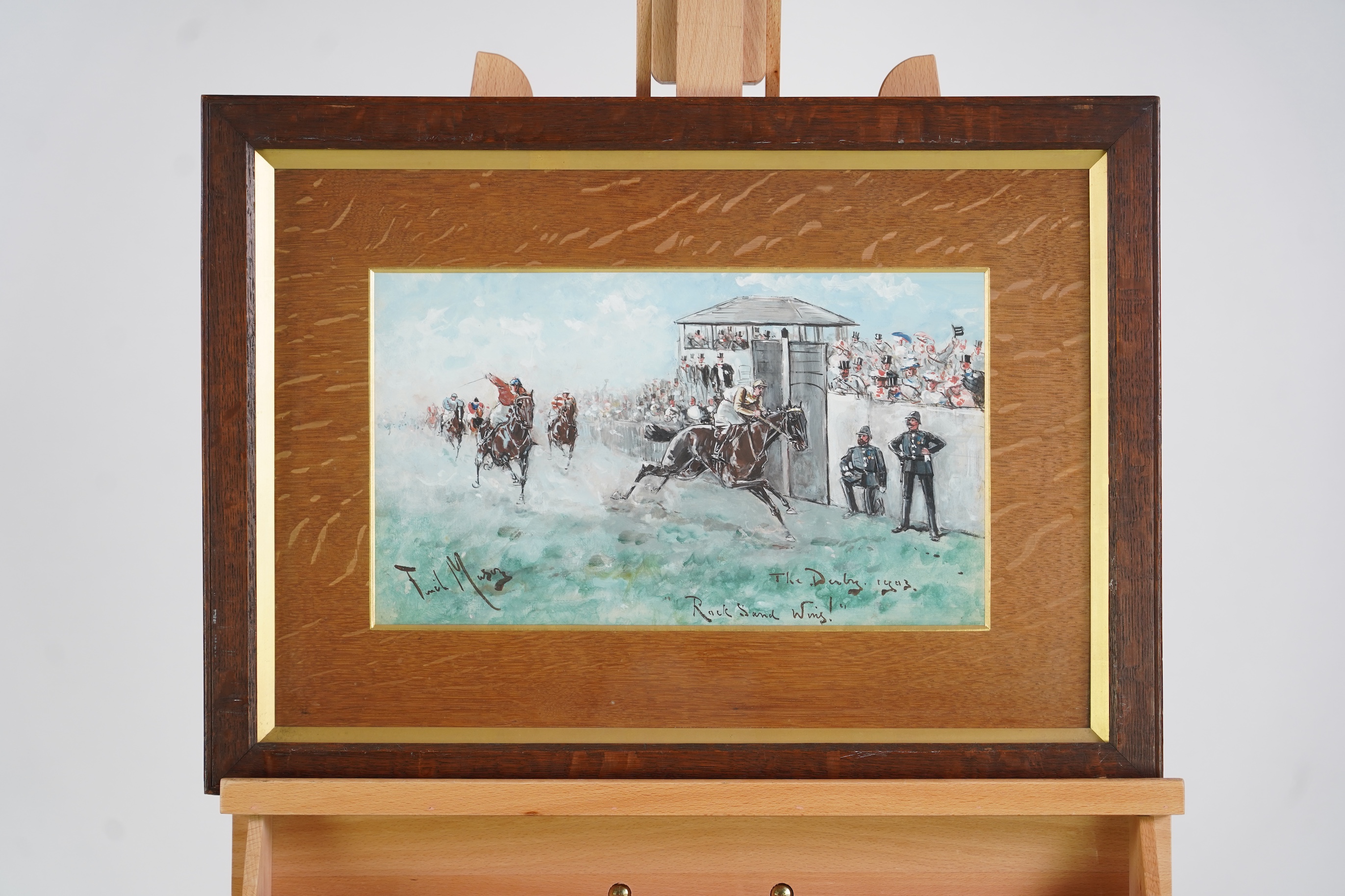 George Finch Mason (1850-1915), 'Rock Sand Wins! - The Derby, 1903'